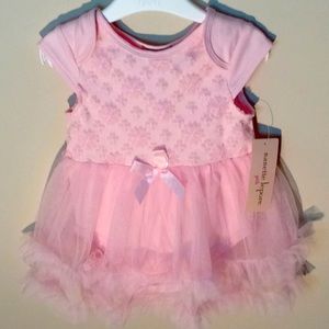Nanette Lenore Girls 18m cotton and lace dress